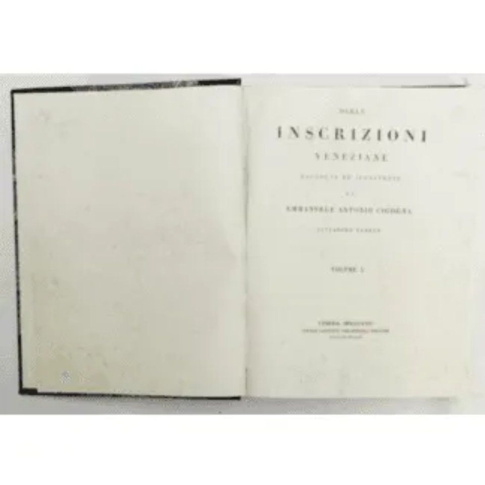 Delle inscrizioni veneziane