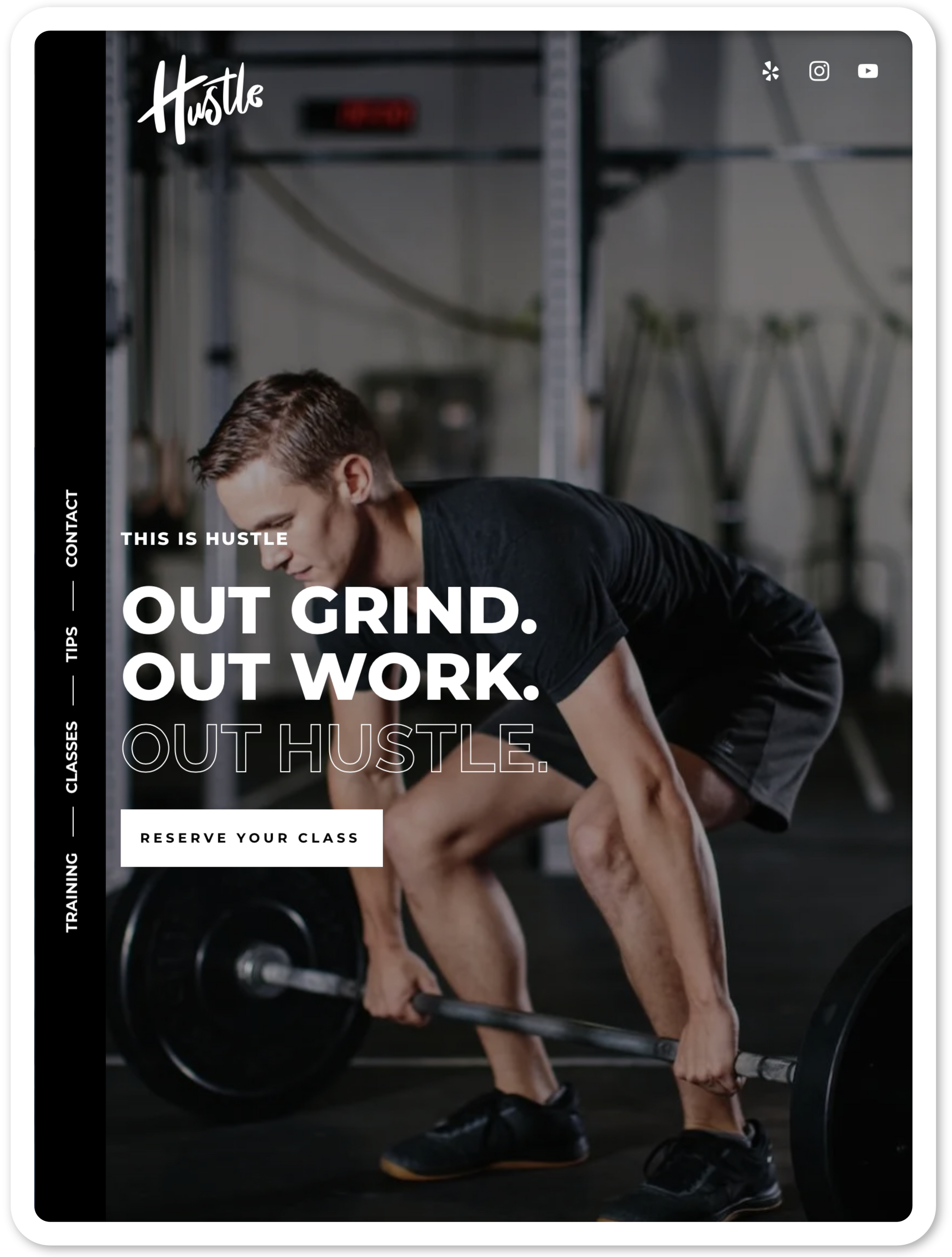 A man is lifting a barbell in a gym.