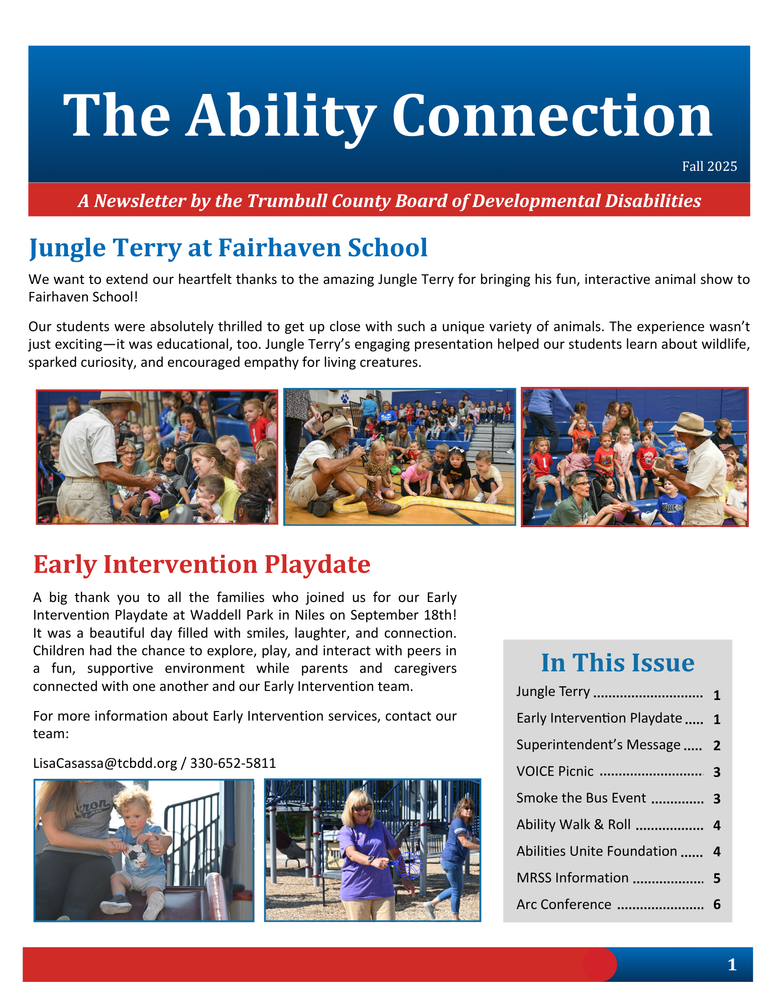 Newsletter titled
