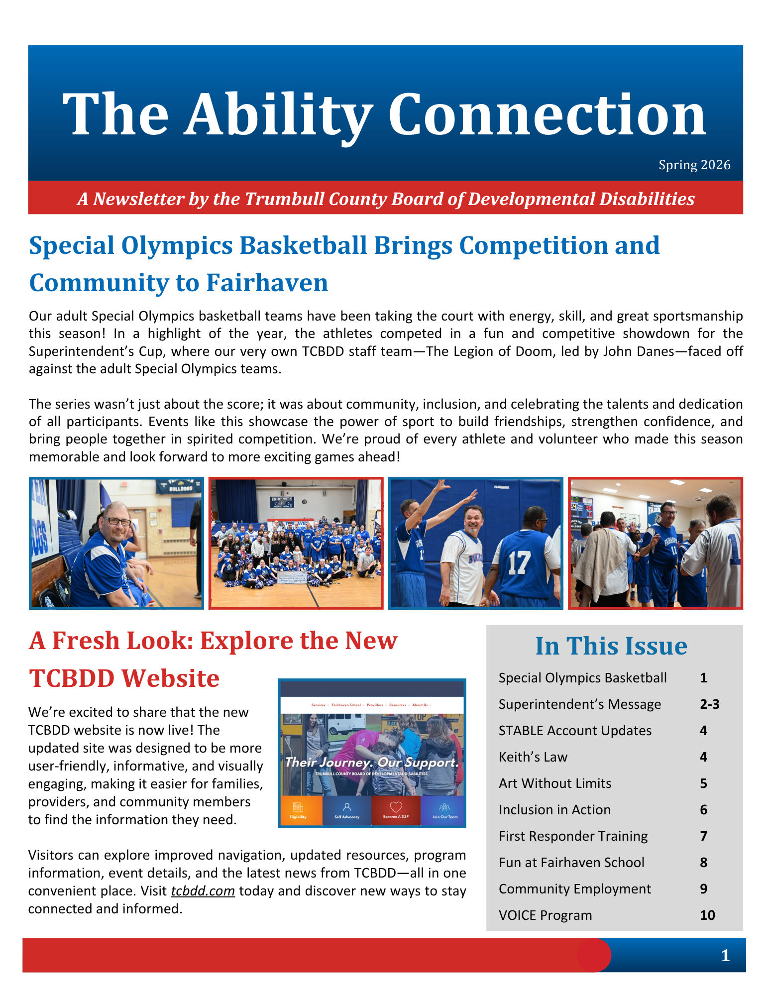 Newsletter titled