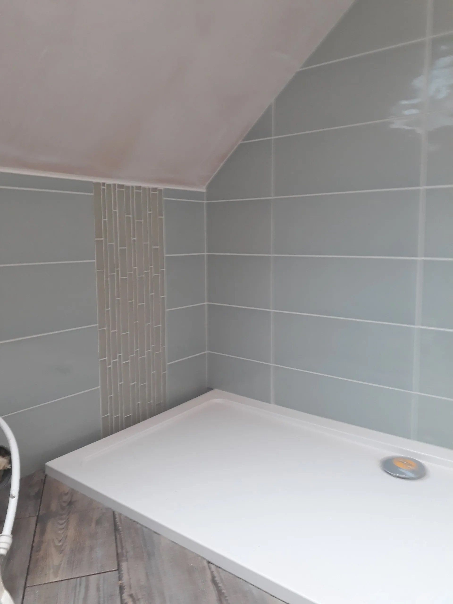 bathroom wall tiling and sink