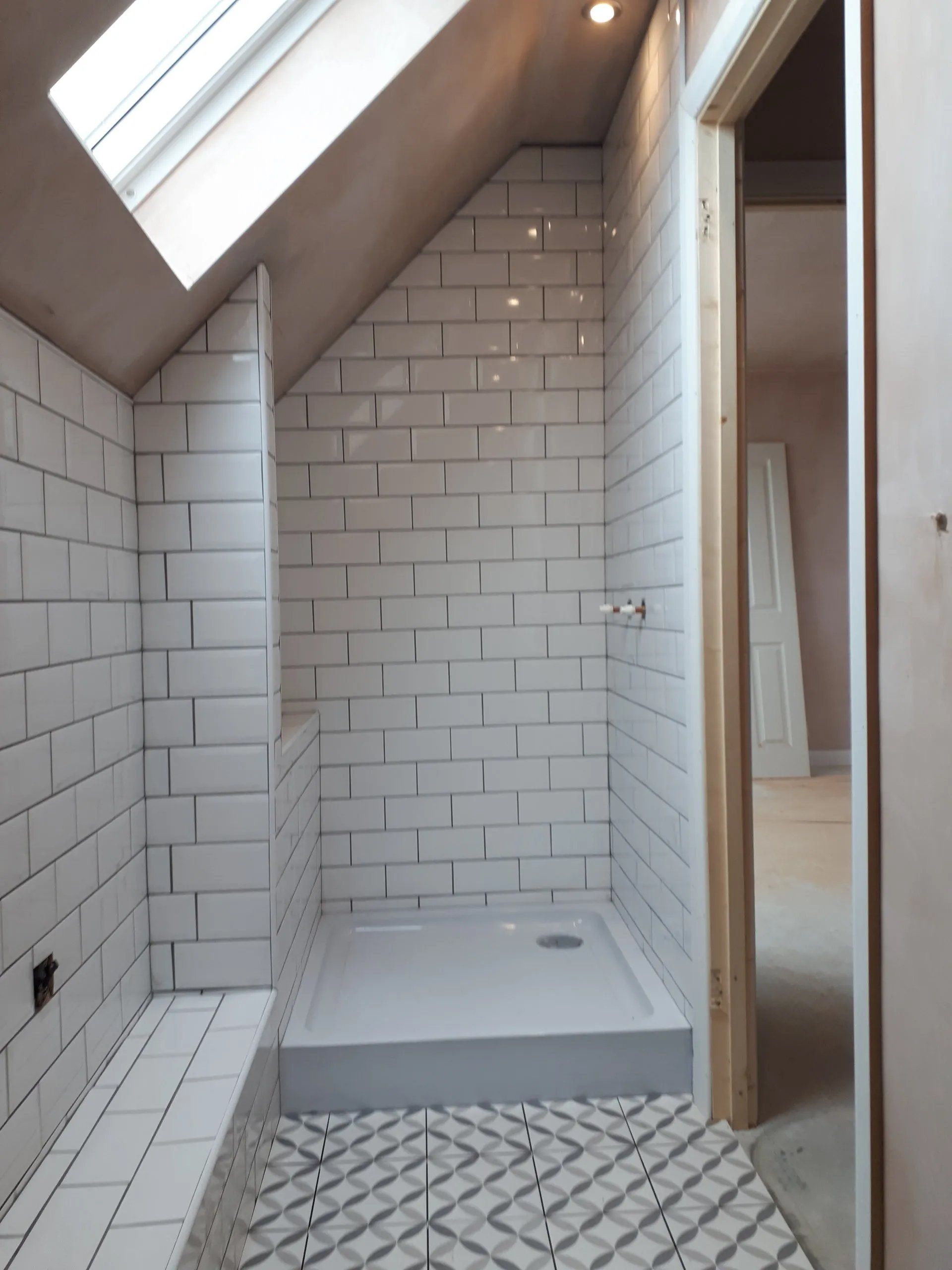 tiled bathroom