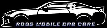 Henry's Dirt Works and Construction A black and white drawing of a car with the words robs mobile car care below it.