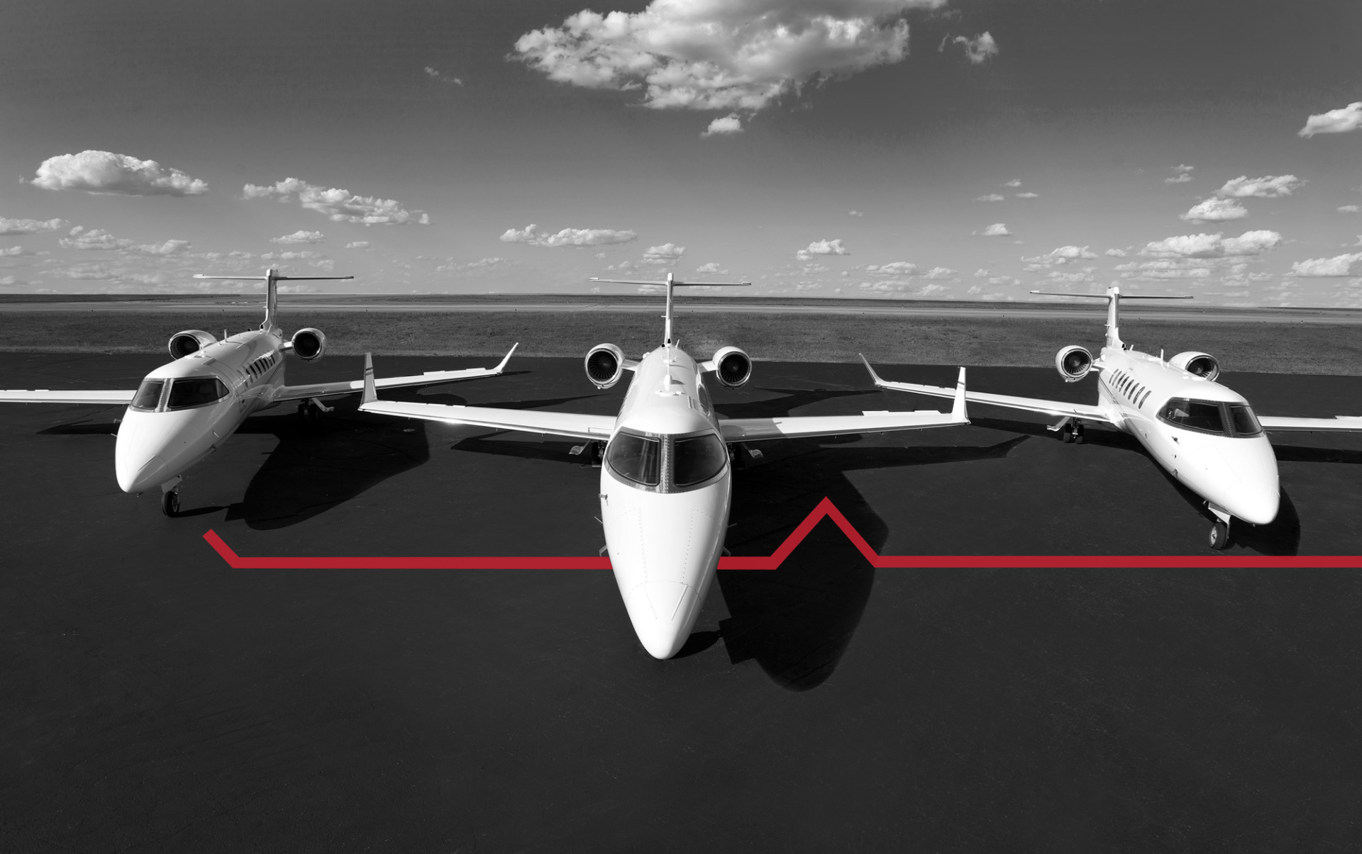 Airplanes parked side by side - Nashville, Tennessee | JetRight Aerospace Holdings