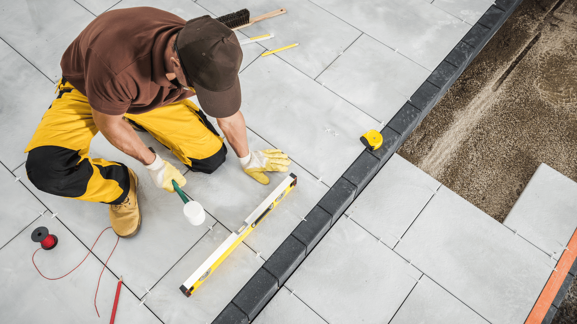Patio installations services offered by concrete contractor in pasadena