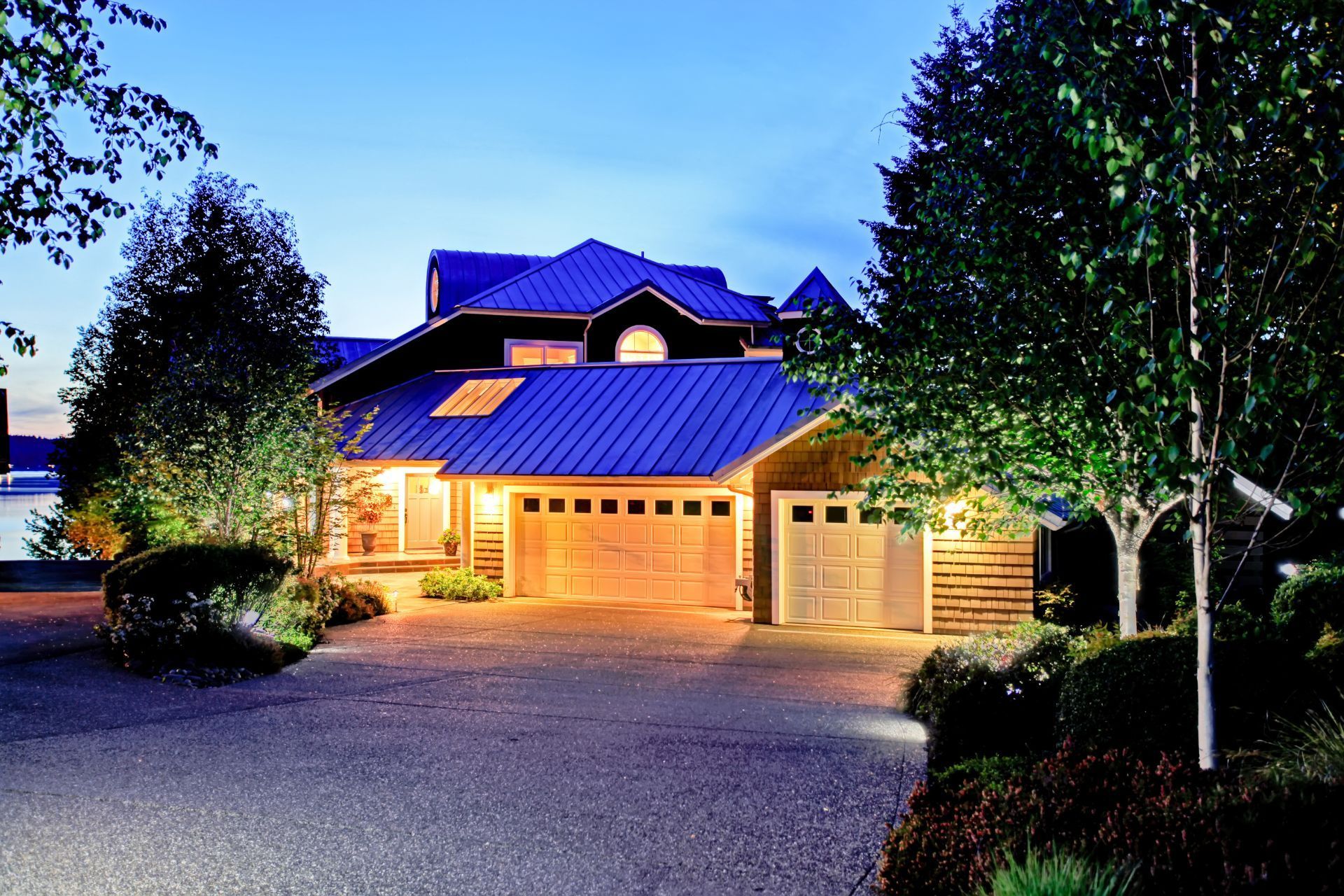 increase curb appeal with outdoor lighting