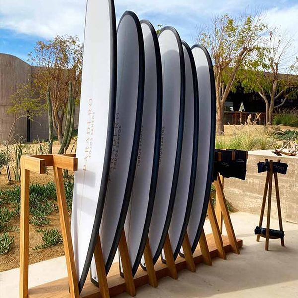 Stack of Paradero bespoke surf boards