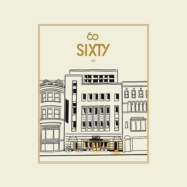 Sixty DC Branding bespoke illustration