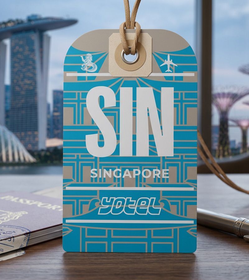 Yotel Singapore Key Card Art