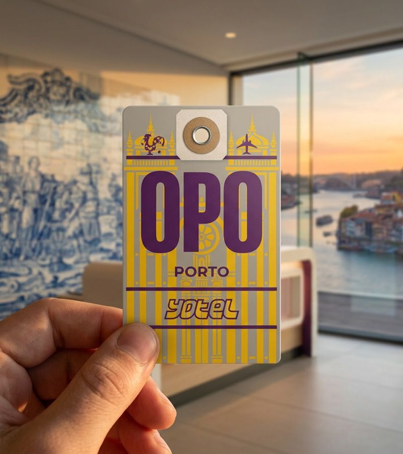Yotel Porto Key Card Art