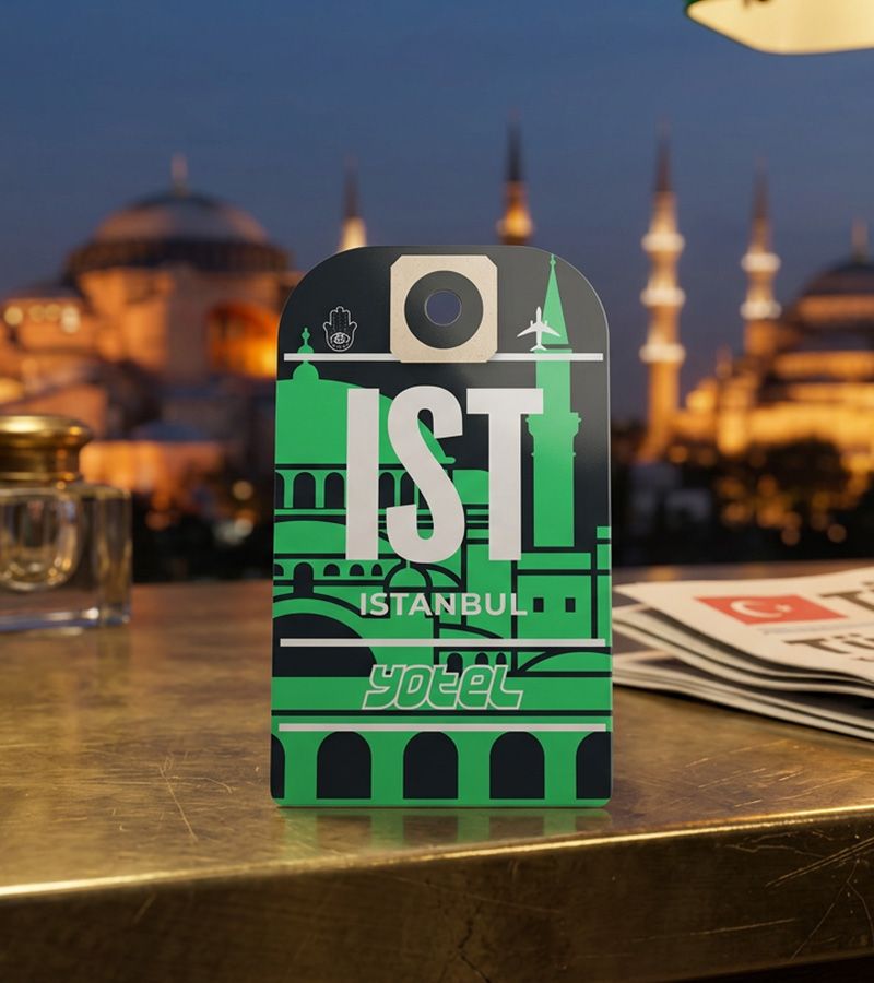 Yotel Istanbul Key Card Art