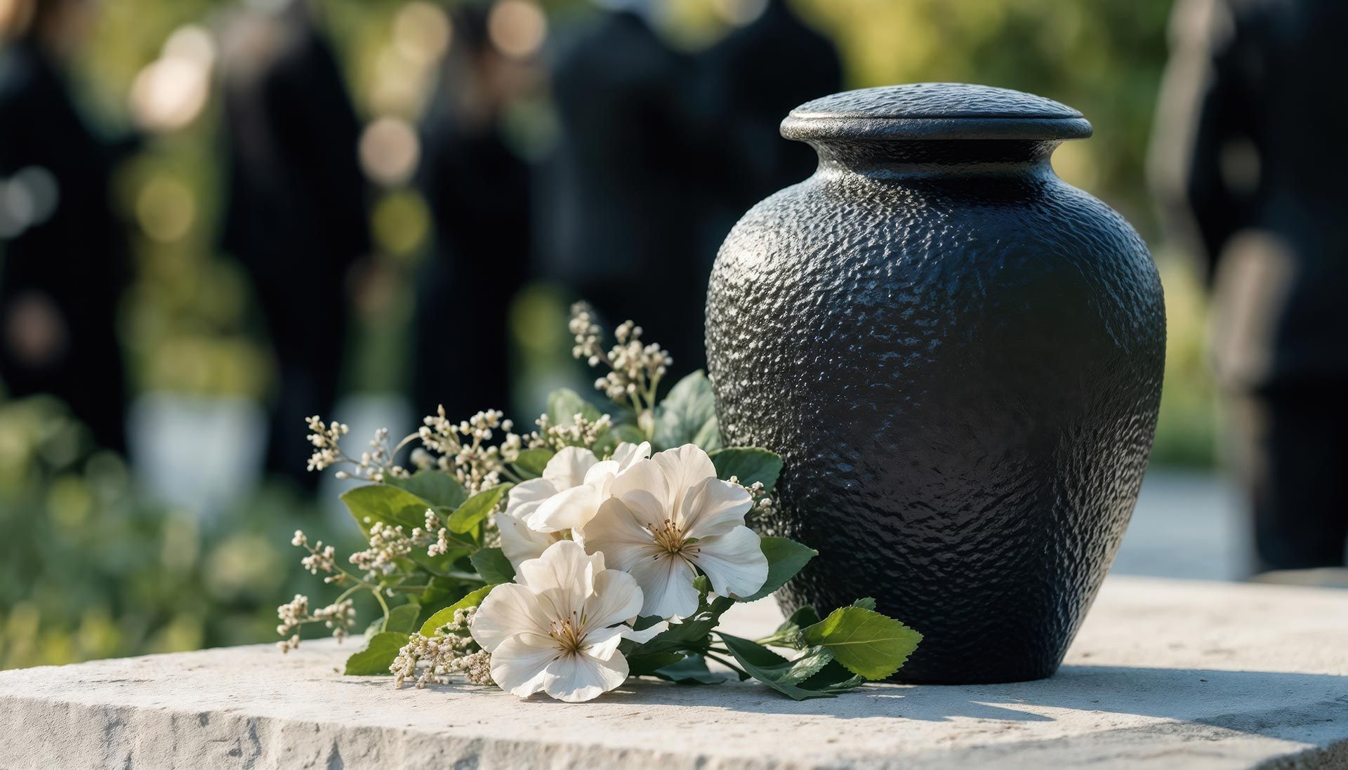 Cremation funeral service planning with a family. Cremation funeral service planning with a family.