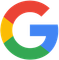 The google logo is a circle with a letter g in the middle.
