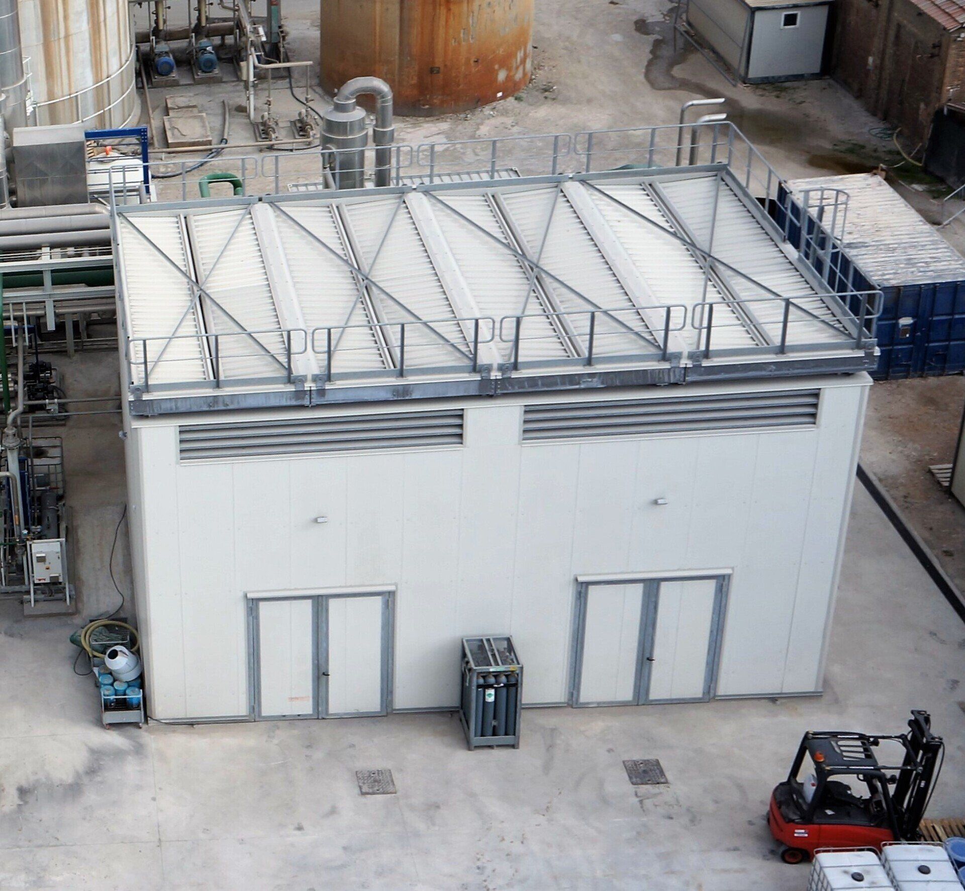 Capannone impianto industriale