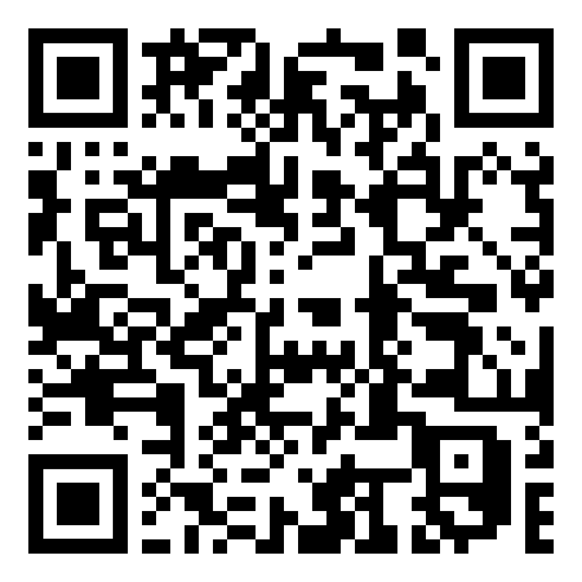A black and white qr code on a white background.
