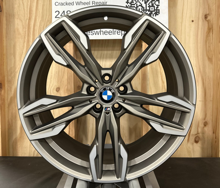 Red / Orange Custom Powder Coat /  Painting on Wheels
