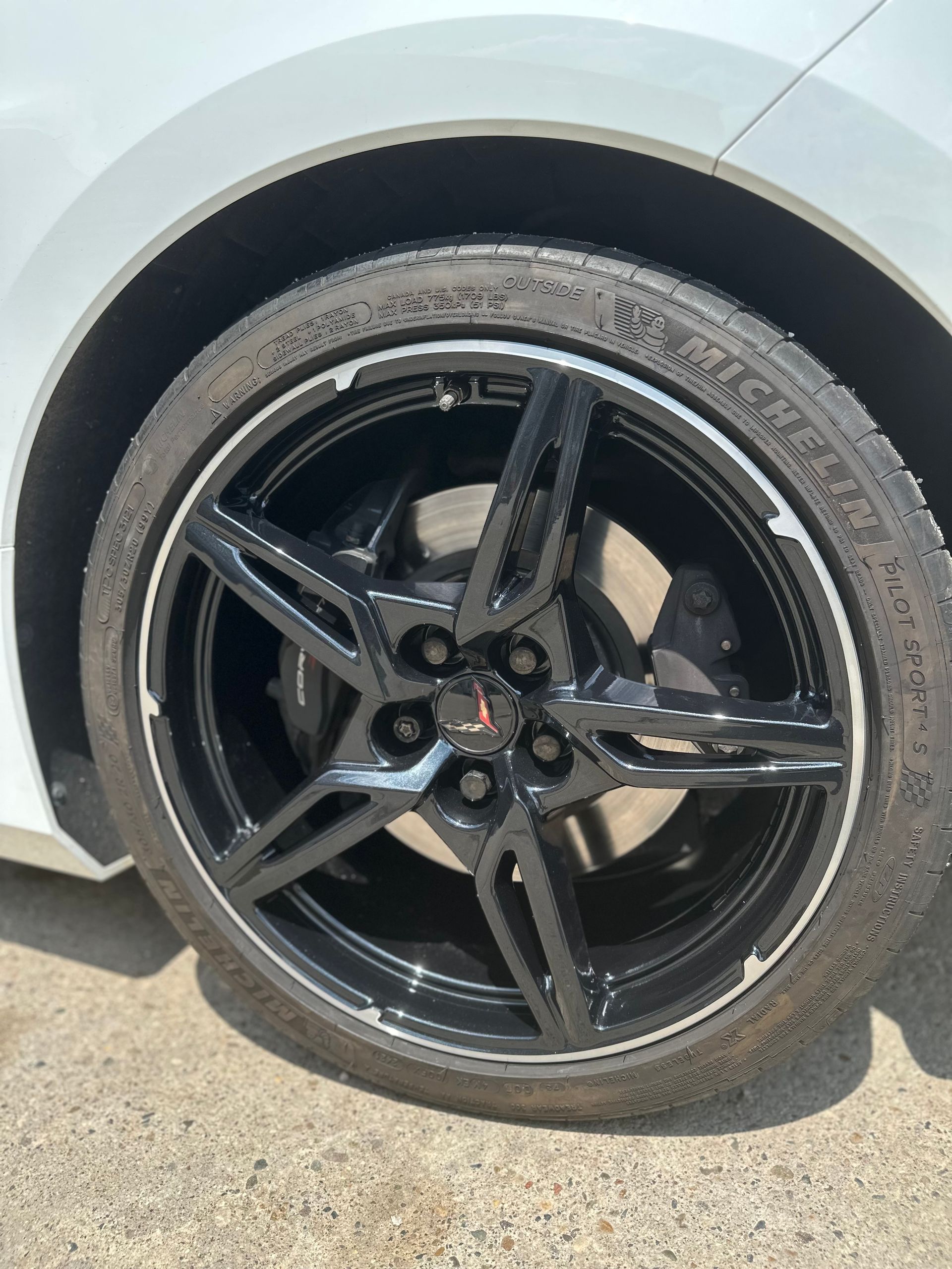 grey powder coat color on wheels