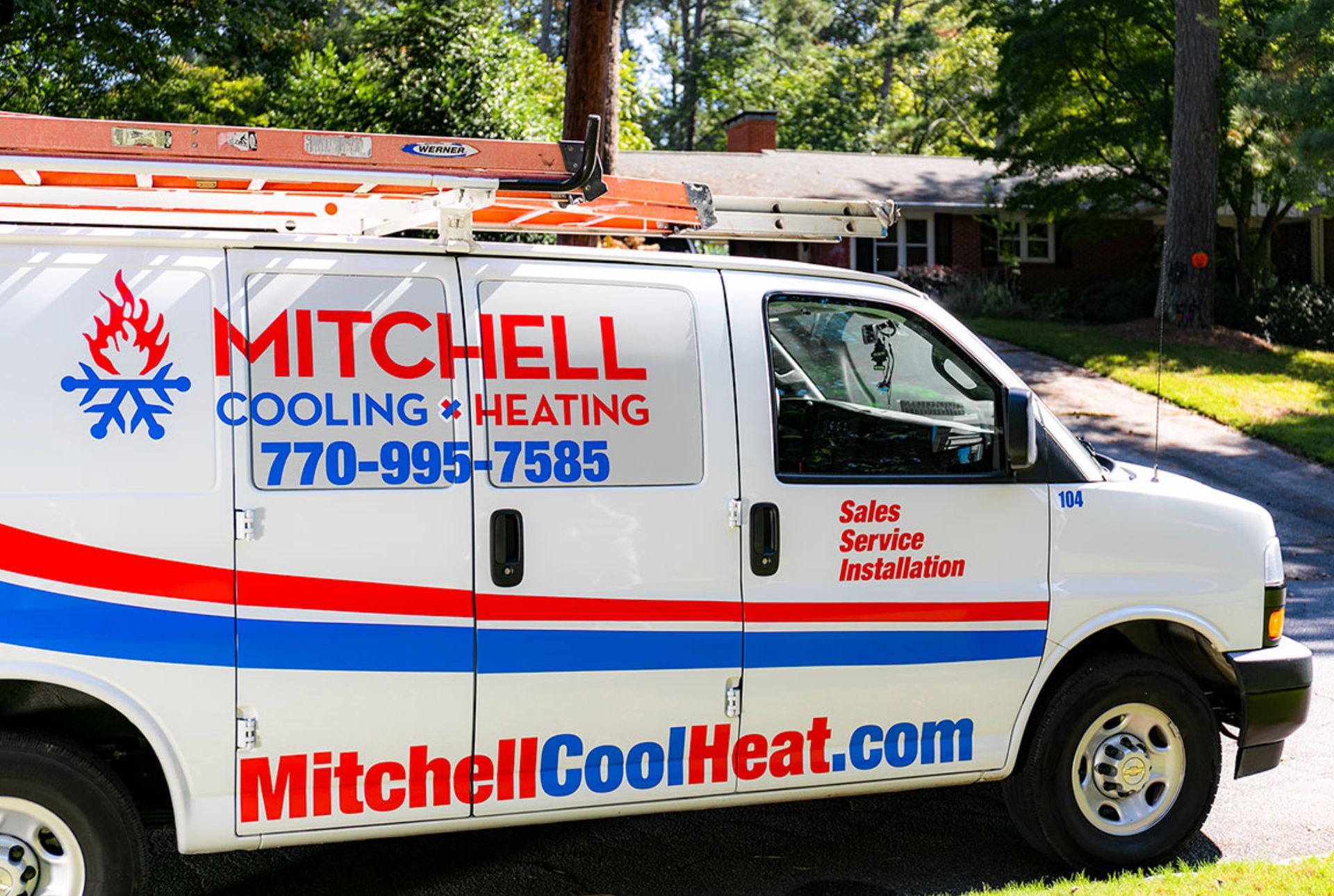 Mitchell Cooling + Heating van