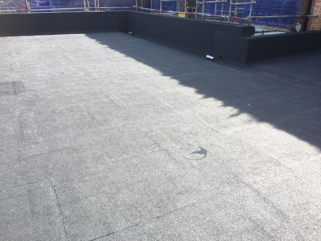 New building roofing project at Musgrove Hospital