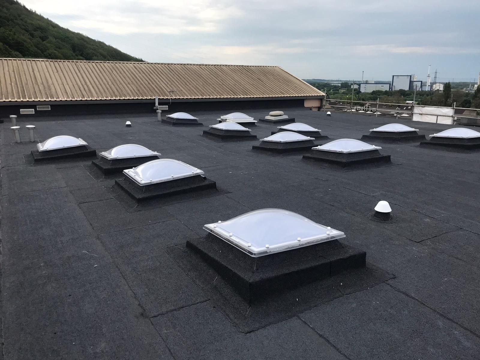 Full roof overlay at Afan College