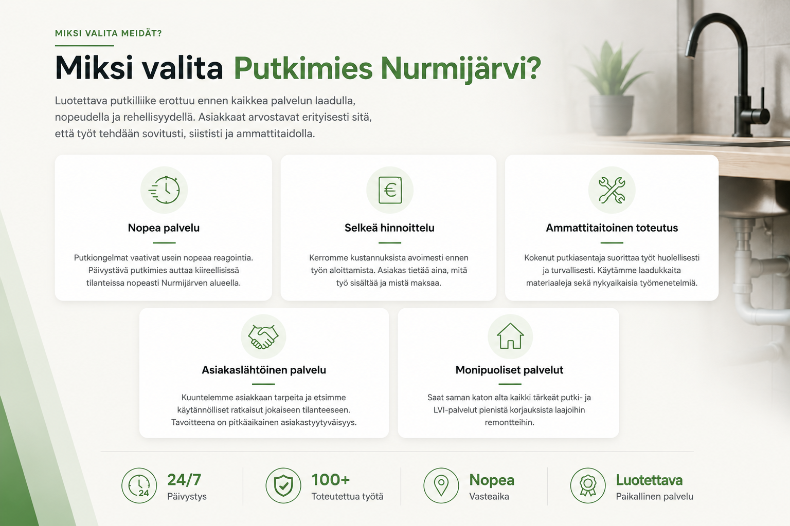 Putkimies Nurmijärvi