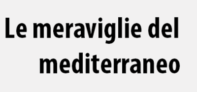 logo le meraviglie del mediterraneo