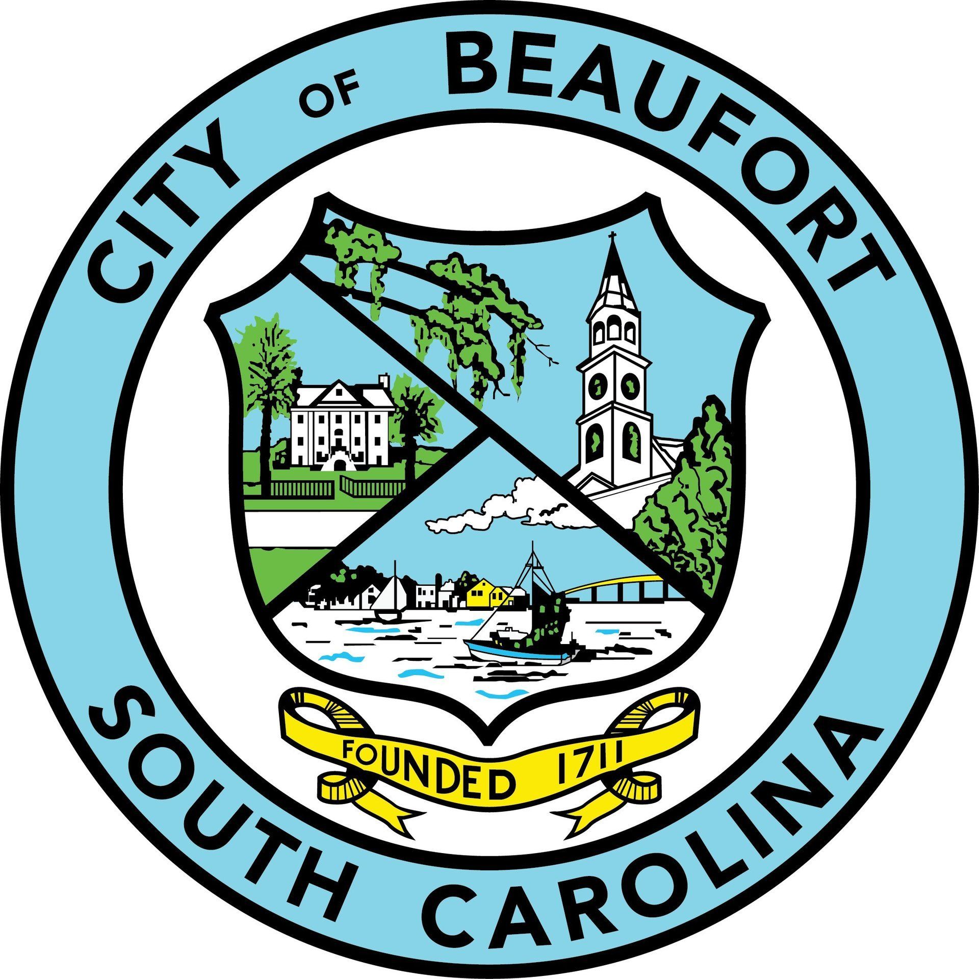 city of beaufort logo supporter of the Spanish Moss Trail