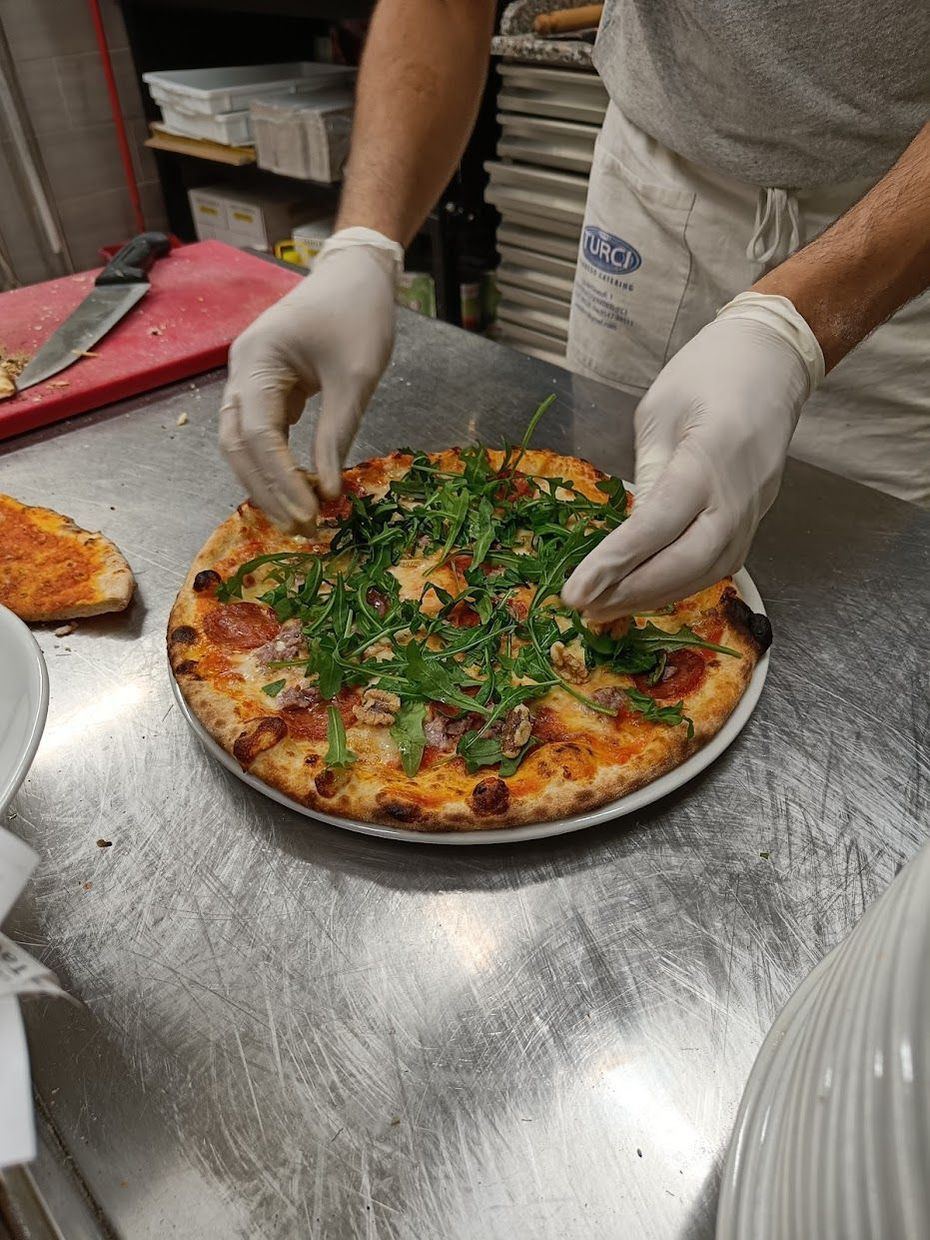 Menu pizza