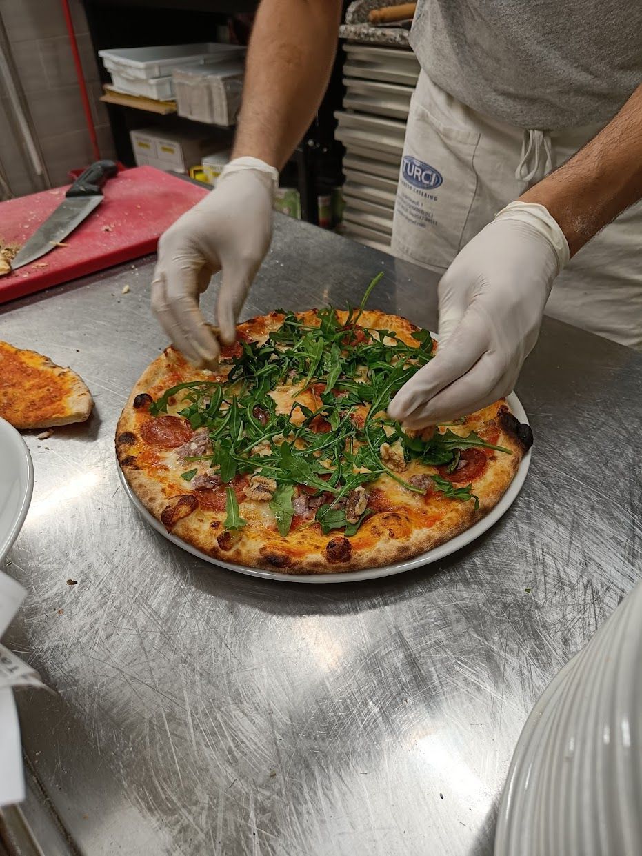 Menu pizza