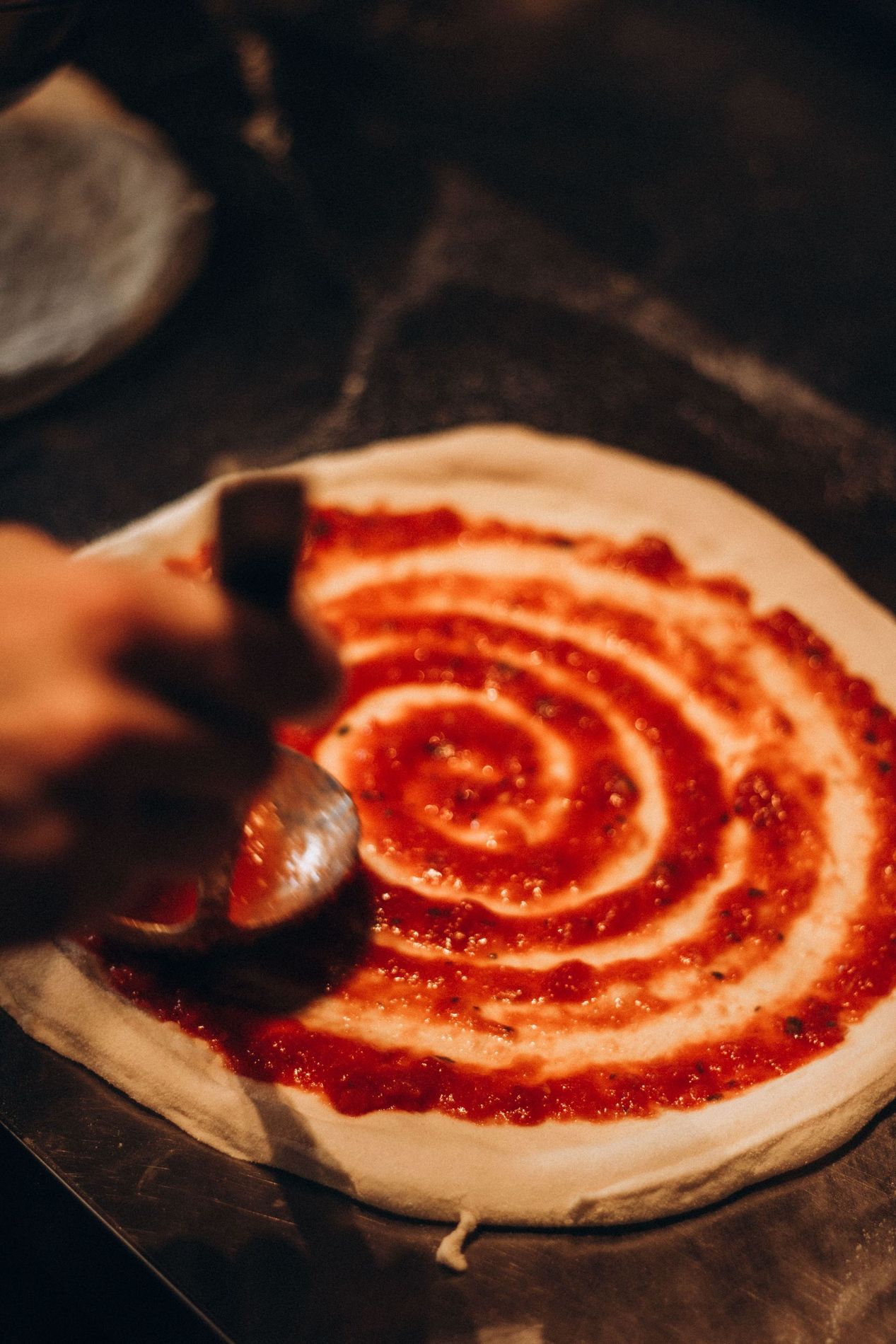 Ingredienti selezionati per la pizza