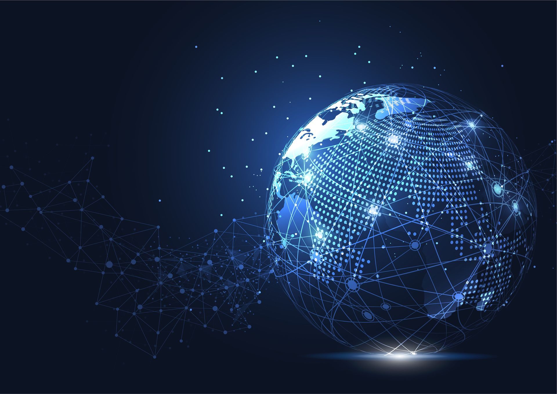 Digital infrastructure showcasing managed IT services optimizing business networks. Digital infrastructure showcasing managed IT services optimizing business networks.