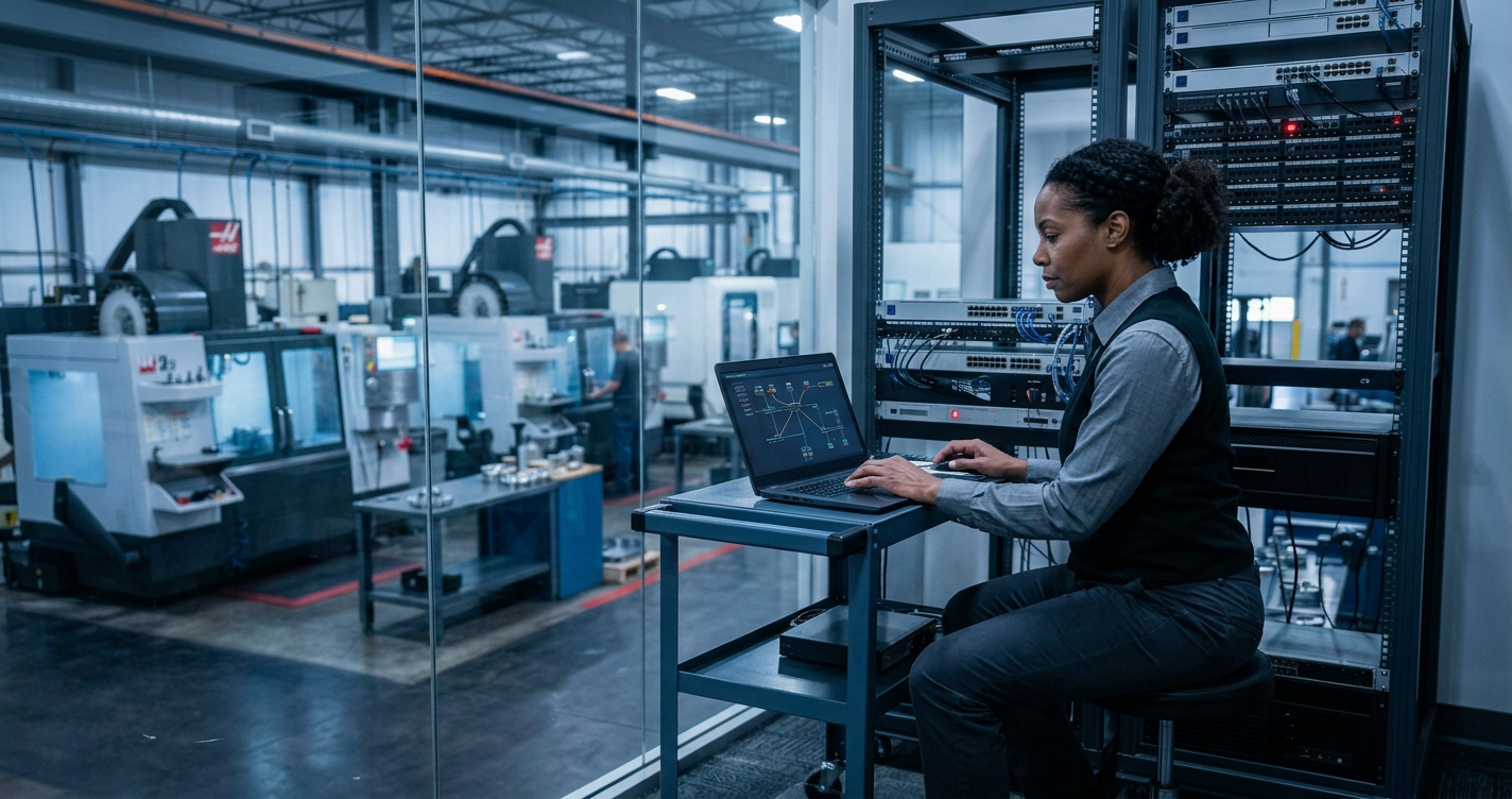 Security tester validating network defenses at a manufacturing site