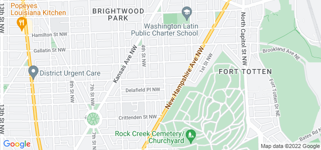 Map of business location