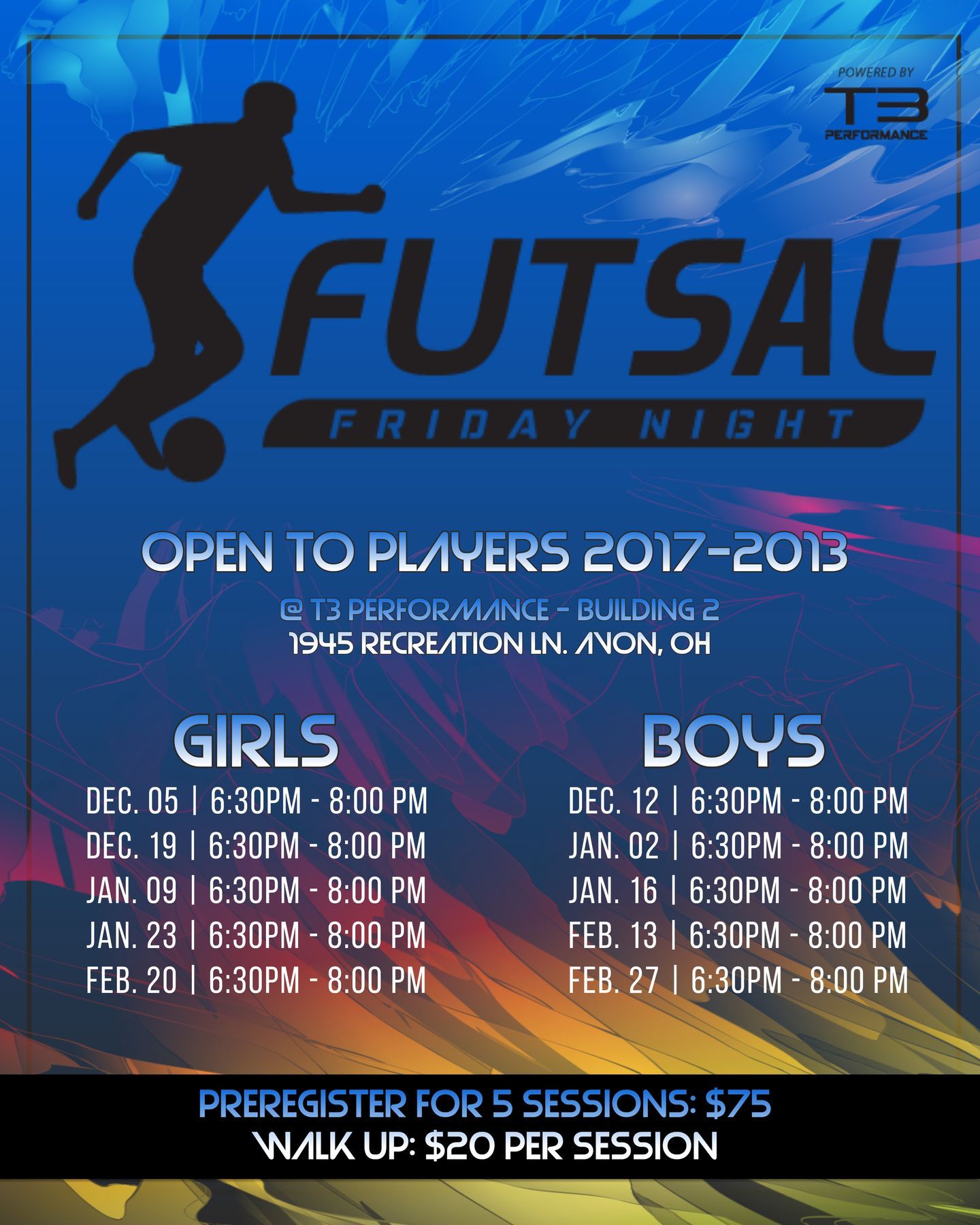 Team Challenger FC futsal poster