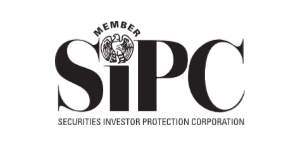SIPC logo: Black and white text and emblem. "SIPC"