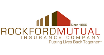 Rockford Mutual Insurance Company logo with red and gold roof icon and “Since 1896” tagline