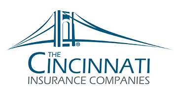 The Cincinnati Insurance Companies logo with a blue bridge icon and text on white background