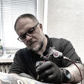 Marco bei der Arbeit