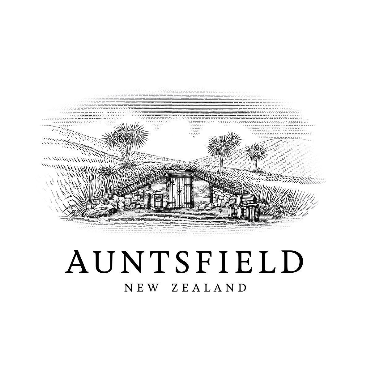 Auntsfield Wines logo, an Appellation Marlborough Wine member