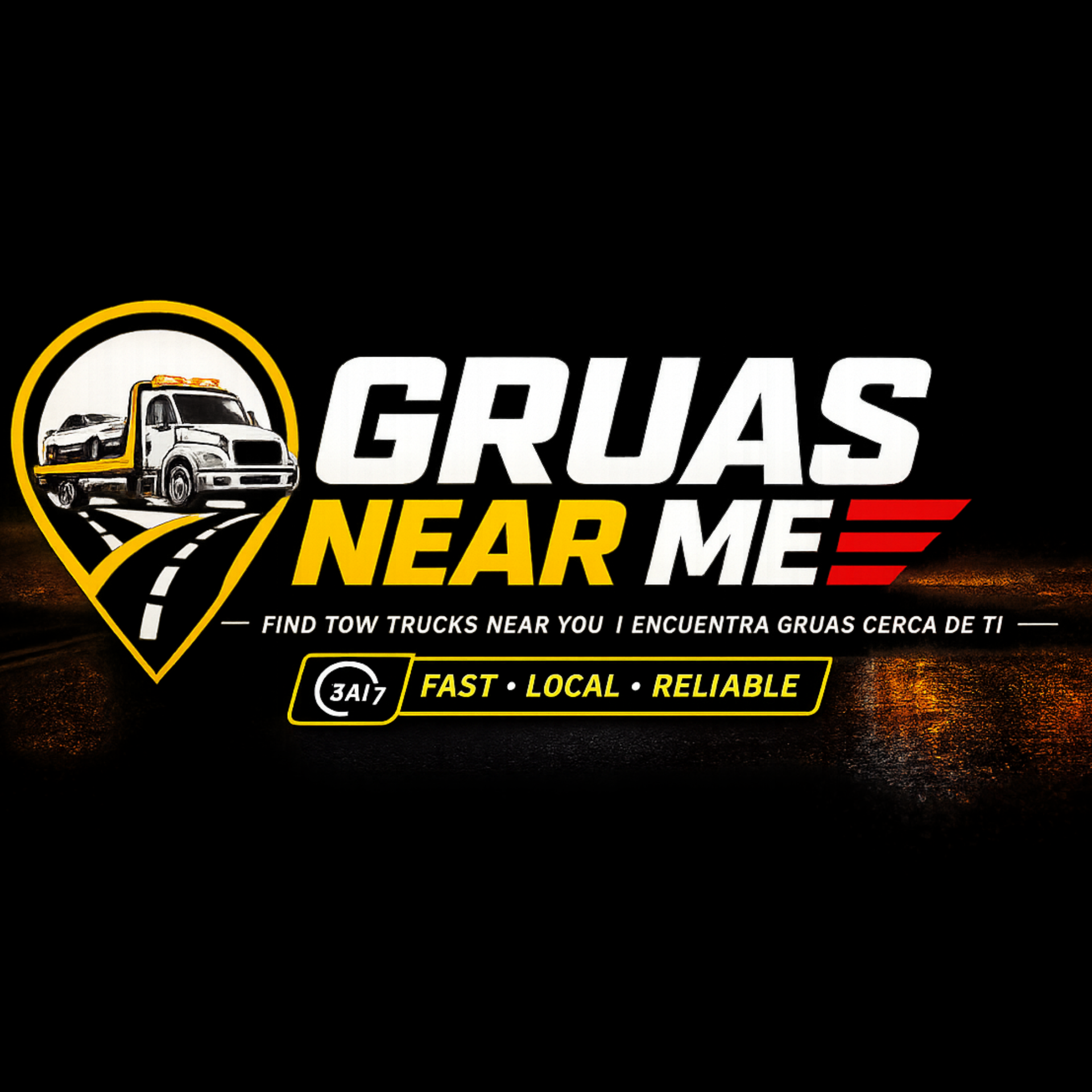 GruasNearMe — Find Tow Trucks Near You / Encuentra Grúas Cerca de Ti
