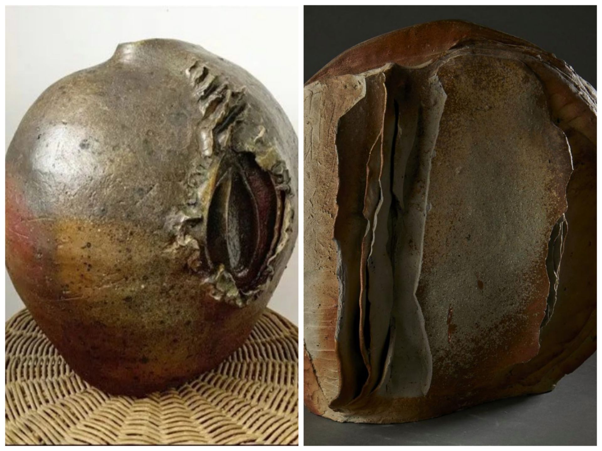 peças cerâmicas da artista francesa Jeanne Grandpierre para restauro atelier de restauro Rita Roque