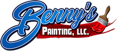 The blue, script-style logo