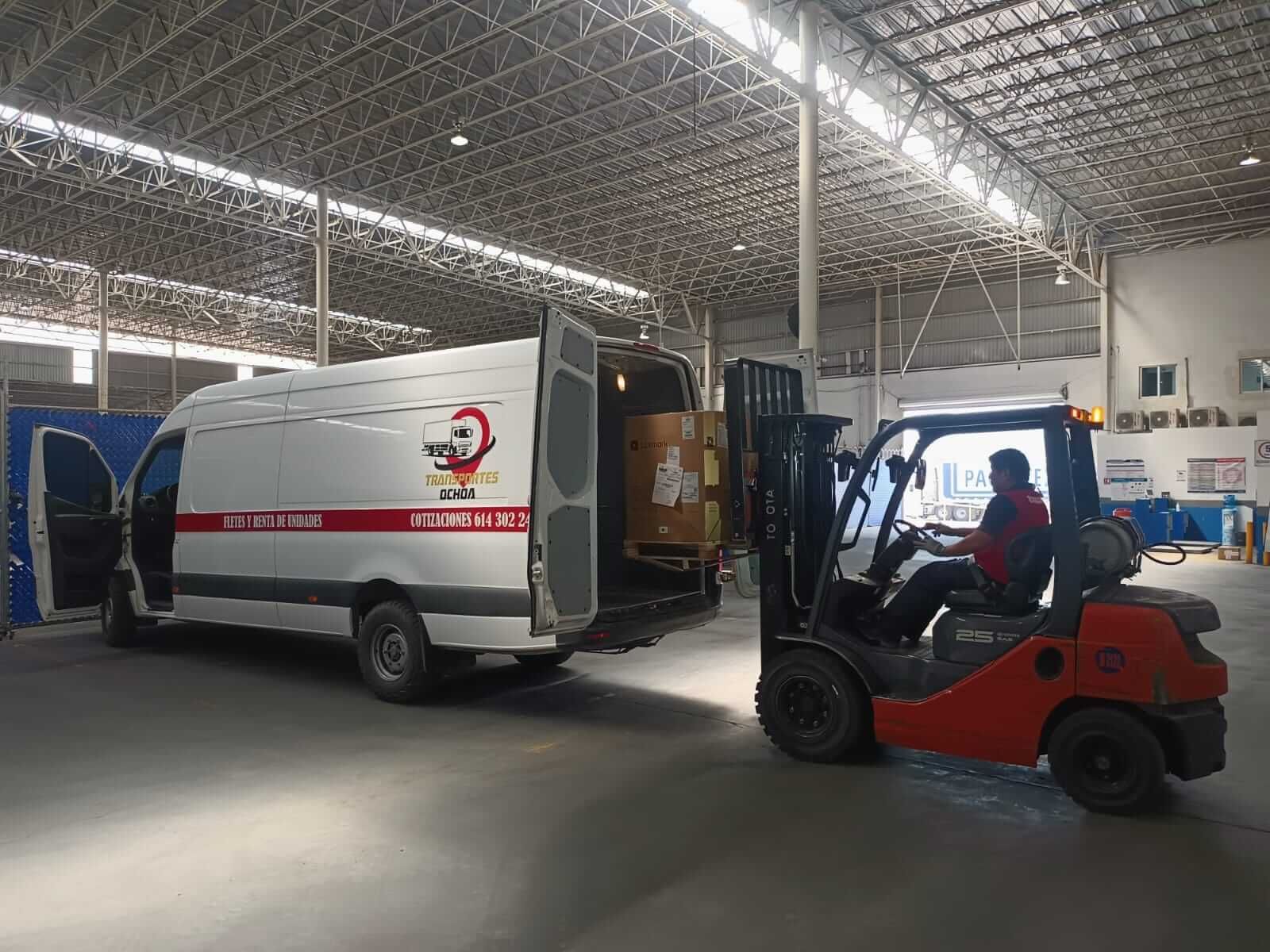 TRANSPORTES Y FLETES OCHOA - Carga y descarga