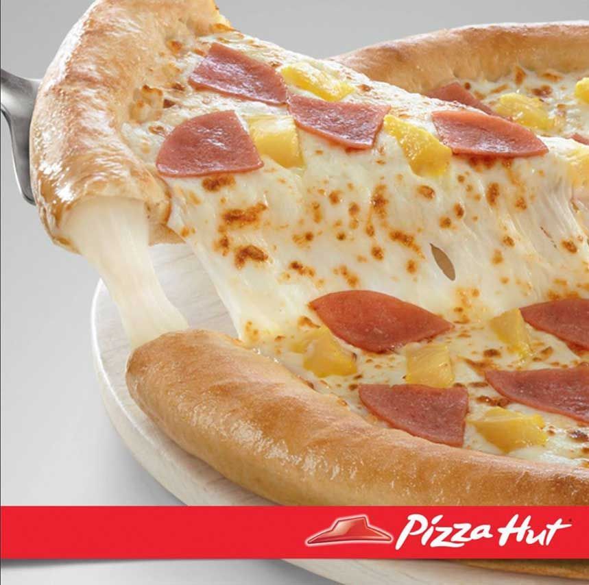 PIZZA HUT - pizza hawaiana PIZZA HUT - pizza hawaiana