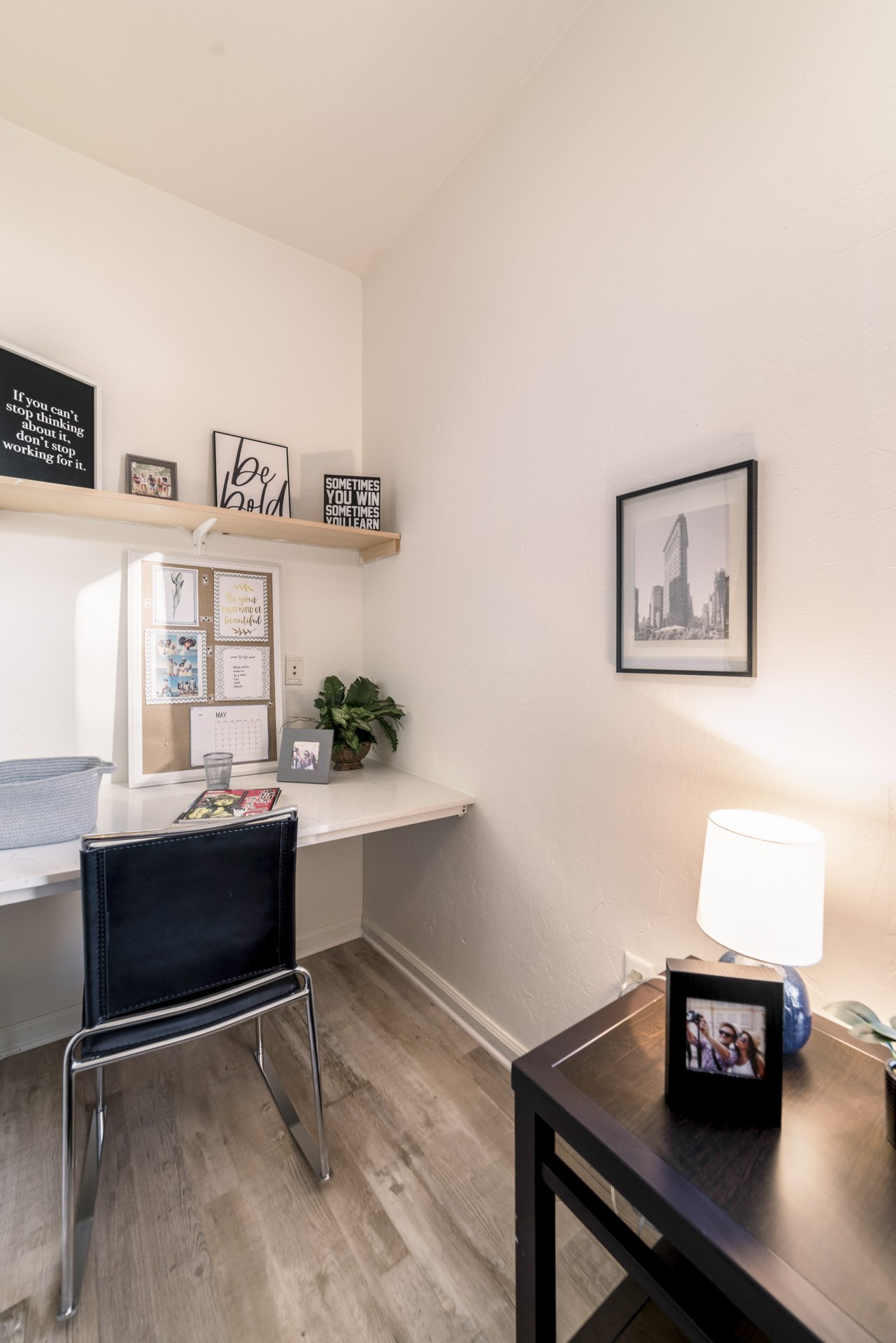 Bathroom. Furnishings and finishes may vary by apartment.