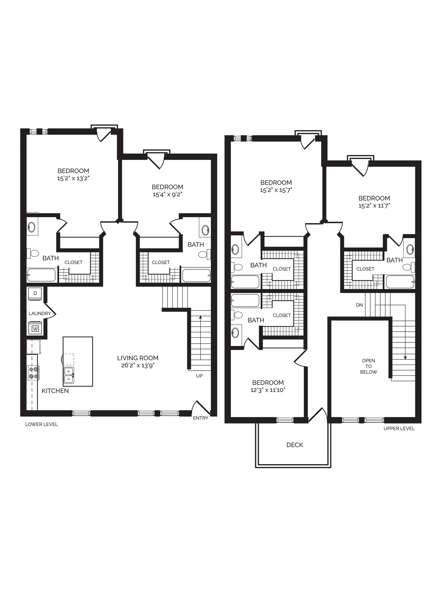 5 Bedroom, 5 Bathroom Floorplan