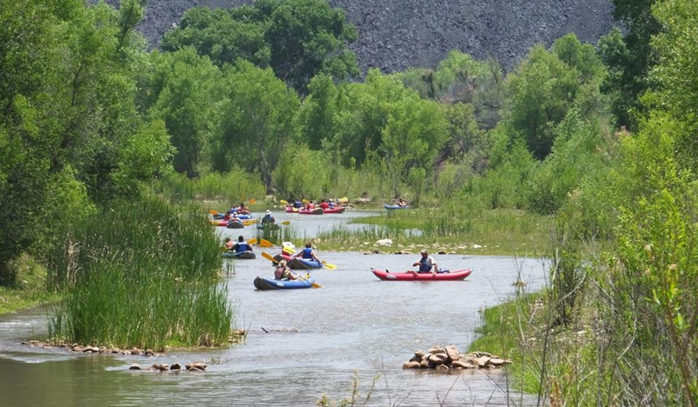 Get a taste of boating on the Verde River in Sedona! Verde River rafting trips in Sedona, Arizona.