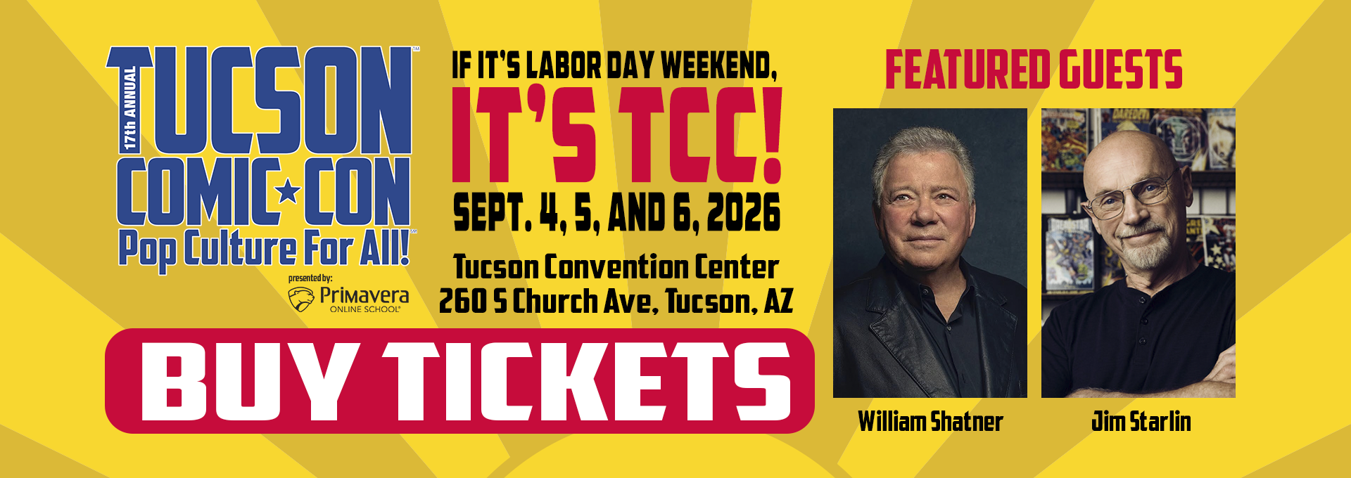 Comicon poster: sep 4,5,& 6