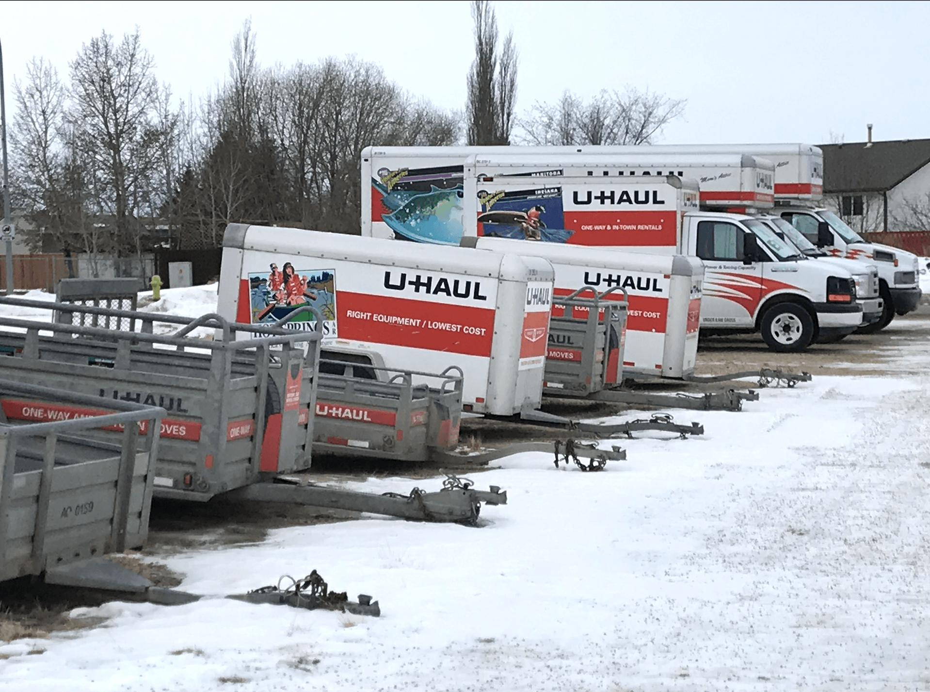 U Haul trucks