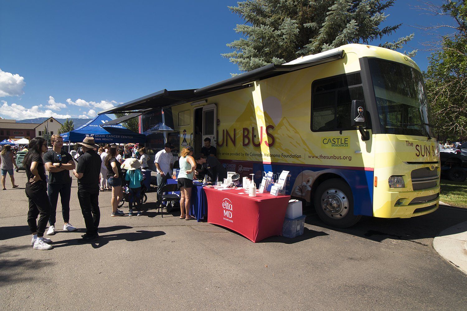 Parked bus — Aurora, CO — The Sun Bus